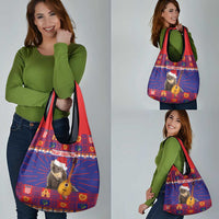 Croatia Christmas Grocery Bag Kuna Zlatica Merry Xmas