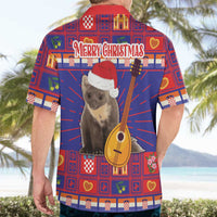 Croatia Christmas Hawaiian Shirt Kuna Zlatica Merry Xmas - Wonder Print Shop