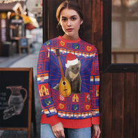 Croatia Christmas Ugly Christmas Sweater Kuna Zlatica Merry Xmas - Wonder Print Shop