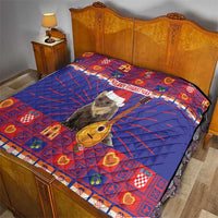 Croatia Christmas Quilt Kuna Zlatica Merry Xmas - Wonder Print Shop