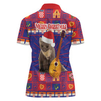 Croatia Christmas Women Polo Shirt Kuna Zlatica Merry Xmas - Wonder Print Shop