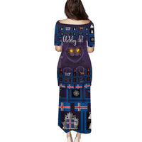 Iceland Christmas Puletasi Yule Cat Christmas Lightning Art - Wonder Print Shop