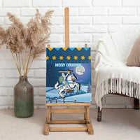 Lithuania Christmas Canvas Wall Art Coat Of Arms Merry Xmas - Wonder Print Shop