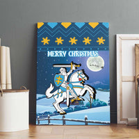 Lithuania Christmas Canvas Wall Art Coat Of Arms Merry Xmas - Wonder Print Shop