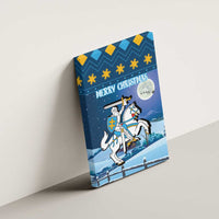 Lithuania Christmas Canvas Wall Art Coat Of Arms Merry Xmas - Wonder Print Shop