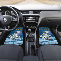 Lithuania Christmas Car Mats Coat Of Arms Merry Xmas - Wonder Print Shop