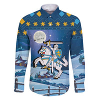 Lithuania Christmas Family Matching Puletasi and Hawaiian Shirt Coat Of Arms Merry Xmas - Wonder Print Shop