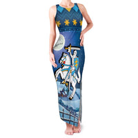 Lithuania Christmas Family Matching Tank Maxi Dress and Hawaiian Shirt Coat Of Arms Merry Xmas - Wonder Print Shop