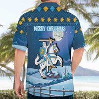Lithuania Christmas Hawaiian Shirt Coat Of Arms Merry Xmas - Wonder Print Shop