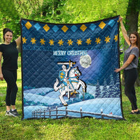Lithuania Christmas Quilt Coat Of Arms Merry Xmas - Wonder Print Shop