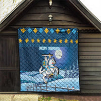 Lithuania Christmas Quilt Coat Of Arms Merry Xmas - Wonder Print Shop