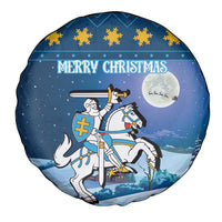 Lithuania Christmas Spare Tire Cover Coat Of Arms Merry Xmas - Wonder Print Shop