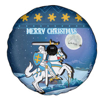 Lithuania Christmas Spare Tire Cover Coat Of Arms Merry Xmas - Wonder Print Shop