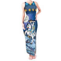 Lithuania Christmas Tank Maxi Dress Coat Of Arms Merry Xmas - Wonder Print Shop