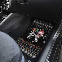 Six Seven Funny Skeleton Fingers Christmas Car Mats Creepy Santa Skeleton Hands - Wonder Print Shop