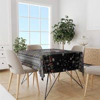 Six Seven Funny Skeleton Fingers Christmas Tablecloth Creepy Santa Skeleton Hands - Wonder Print Shop