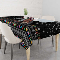 Six Seven Funny Skeleton Fingers Christmas Tablecloth Creepy Santa Skeleton Hands - Wonder Print Shop