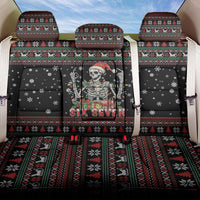 Six Seven Santa Skeleton Back Car Seat Cover Funny Christmas Skull - Wonder Print Shop