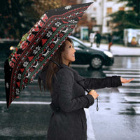 Six Seven Santa Skeleton Umbrella Funny Christmas Skull - Wonder Print Shop