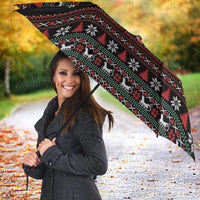 Six Seven Santa Skeleton Umbrella Funny Christmas Skull - Wonder Print Shop