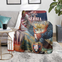 Serbia Eagle Statehood Day Blanket Only Unity Saves The Serbs