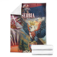 Serbia Eagle Statehood Day Blanket Only Unity Saves The Serbs