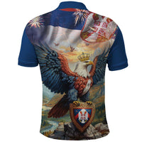 Serbia Eagle Statehood Day Polo Shirt Only Unity Saves The Serbs - Wonder Print Shop
