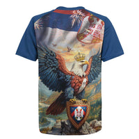 Serbia Eagle Statehood Day Rugby Jersey Only Unity Saves The Serbs - Wonder Print Shop