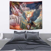 Serbia Eagle Statehood Day Tapestry Only Unity Saves The Serbs - Wonder Print Shop