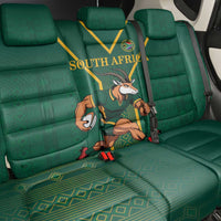 South Africa Rugby Back Car Seat Cover Go Springboks - Wonder Print Shop