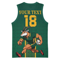 Custom South Africa Rugby Basketball Jersey Go Springboks - Wonder Print Shop