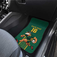 Custom South Africa Rugby Car Mats Go Springboks - Wonder Print Shop