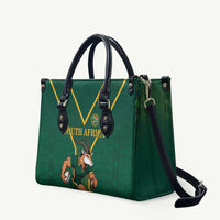 South Africa Rugby Leather Bag Go Springboks - Wonder Print Shop