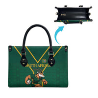 South Africa Rugby Leather Bag Go Springboks - Wonder Print Shop
