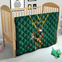 South Africa Rugby Quilt Go Springboks - Wonder Print Shop