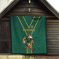 South Africa Rugby Quilt Go Springboks - Wonder Print Shop