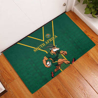 South Africa Rugby Rubber Doormat Go Springboks - Wonder Print Shop