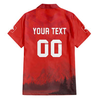 Custom Switzerland Football Hawaiian Shirt Red Crosses Go Champions