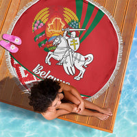 Belarus Pahonia Beach Blanket Belarusian Patterns