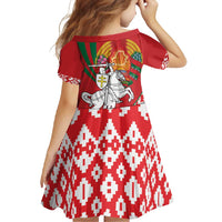 Belarus Pahonia Family Matching Summer Maxi Dress and Hawaiian Shirt Belarusian Patterns