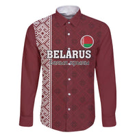Custom Belarus Football Family Matching Short Sleeve Bodycon Dress and Hawaiian Shirt The White Wings Red Version
