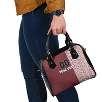 Custom Belarus Football Shoulder Handbag The White Wings Red Version