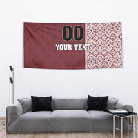 Custom Belarus Football Tapestry The White Wings Red Version