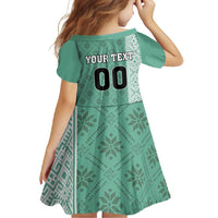Custom Belarus Football Family Matching Tank Maxi Dress and Hawaiian Shirt The White Wings Green Version