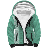 Custom Belarus Football Sherpa Hoodie The White Wings Green Version