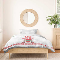 Custom Belarus Ice Hockey Bedding Set 2025 Go Bisons White Version