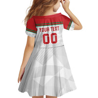 Custom Belarus Ice Hockey Family Matching Puletasi and Hawaiian Shirt 2025 Go Bisons White Version