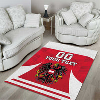Custom Austria Hockey Area Rug Die Adler Go Champions