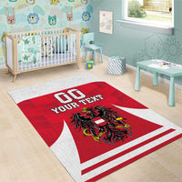 Custom Austria Hockey Area Rug Die Adler Go Champions