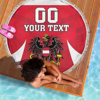 Custom Austria Hockey Beach Blanket Die Adler Go Champions